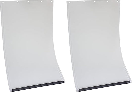 Best Pet Flap Large Replacement Dog Door Non PVC Flap Fits PetSafe PAC11-11039 - Measures 10 1/8" x 16 7/8" Longer Lasting, Most Energy Efficient, Less Shrinkage, BPA Free (Pack of 2)