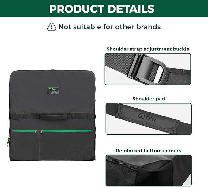 FXW Specialized Dog Playpen Storage Bag (Not Suitable for Other Brands), Designed for RV Trips, Fits 24" H 8 Panels and 9 Stakes, 1 Pack│Patented