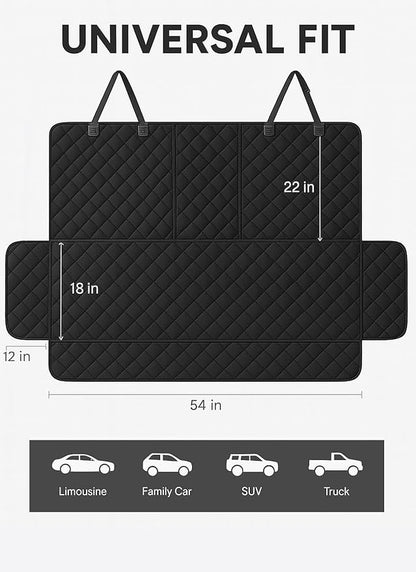 fidozen Waterproof Dog Car Seat Cover for Back Seat, Split Car Seat Covers for Dogs, Pet Backseat Cover for Dogs in Car, Nonslip Car Seat Protector, Seat Covers for Cars SUV Truck,seat Belt
