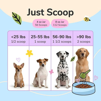 kin+kind Hip and Joint Supplement for Dogs & Cats – Vet Formulated Natural Joint Support with Organic Turmeric, Black Pepper & Coconut – Dog Essentials & Cat Essentials – Made in USA – 3x4 oz (Medium)