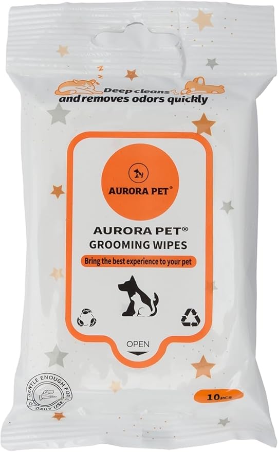 Aurora Pet Bundle Pack (2) Perfect Form Herbal Digestive Dog & Cat Supplement, (3.2-oz Each) with AuroraPet Wipes