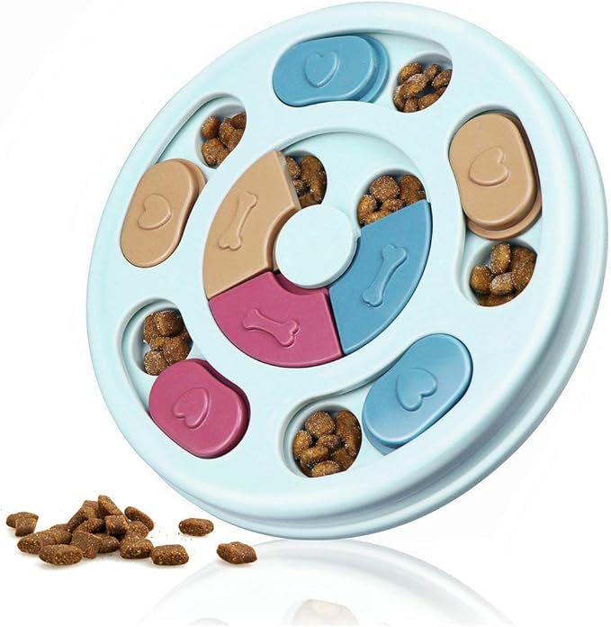 Joansan Dog Puzzle Toys, Interactive Dogs Game, Pets Enrichment Toys for Puppy Mentally Stimulating Feeding Dispenser Dog Treat Puzzle Feeder for Small,Medium and & Large Dogs Brain Training