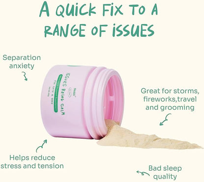 Calming Supplement for Dogs & Cats – Anxiety Relief with L-Theanine, L-Tryptophan, Ashwagandha, Valerian – Stress Relief - Sleep Aid, Separation Anxiety, Travel, Fireworks, Barking - Hyperactivity