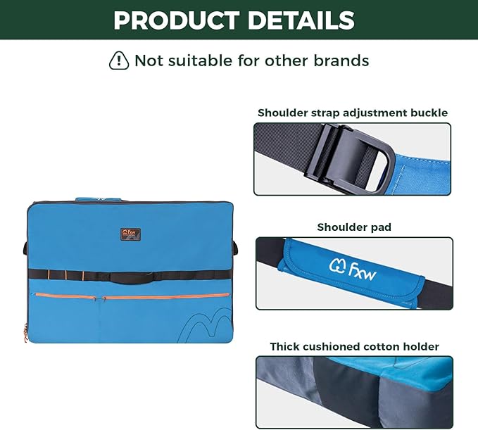 FXW Specialized Dog Playpen Storage Bag (Not Suitable for Other Brands), Designed for RV Trips, Fits 50" H 8 Panels and 9 Stakes, 1 Pack│Patented