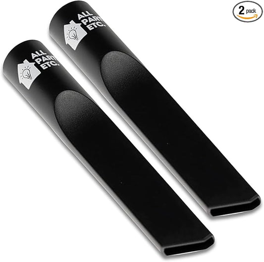 2-Pack Crevice Tool for Vacuum Cleaner, 1.25” Wet/Dry Vacuum Attachment, 8” Length, Compatible with Shop Vac, Bissell, Nutone, Eureka, Beam & Central Vacuums