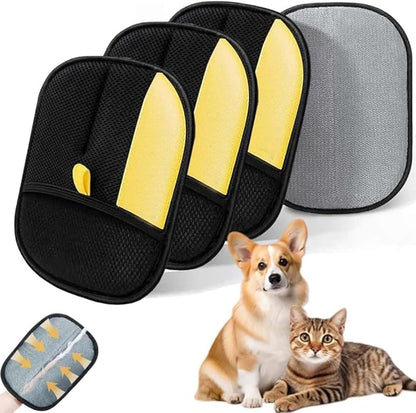 Pet Hair Remover, Pet Hair Removal Gloves for Carpet, Couch, Furniture, Car Seat, Upgraded Pet Hair Removal Tool (3PCS)