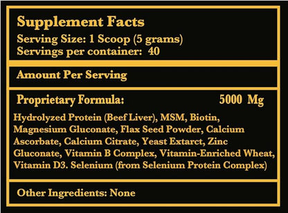 Dermatitis Skin and Coat Supplement for Dogs and Cats - Promotes Healthy Skin and Fur for Dogs and Cats - Helps w/Itch, Dry Skin + Other Symptom - Natural Vet-Approved Powder Formula - 200G