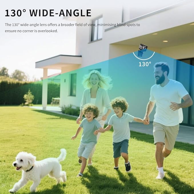Mini Security Camera 2 Pack, 1080p HD Wireless Indoor Cam with 6-Hour Battery & No WiFi Needed for Recording, AI Motion Detection/Pet/Baby Monitoring, Night Vision, Easy Setup for Home Security