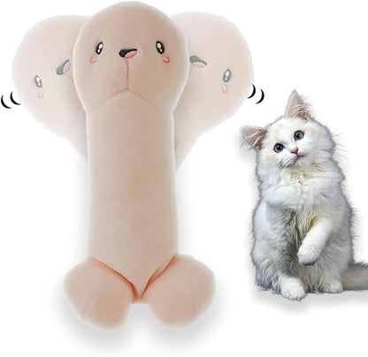 D&J Floppy Buddy Electric Interactive Moving cat Kicker Catnip Toy for Indoor Cats Pets Kittens Dogs