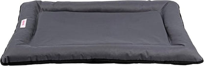 DBD3004C-M Archie 29.5" x 22.5" Traditional Oxford Waterproof Indoor/Outdoor Hand-Washable Memory Foam Camping Pet Bed, Charcoal