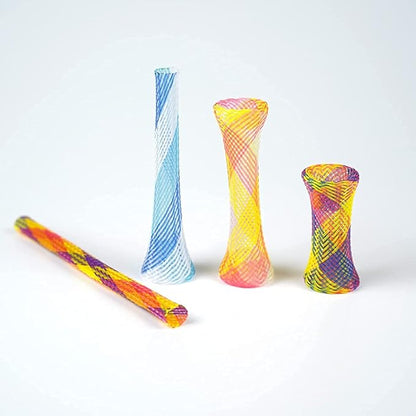 ISMARTEN Cat Spring Toys, Tube Spring Toy Interactive Cat Toy for Indoor Cats, Plastic Spring Coils Attract Cats to Swat, Bite, Hunt(Random Color) (12 Packs)
