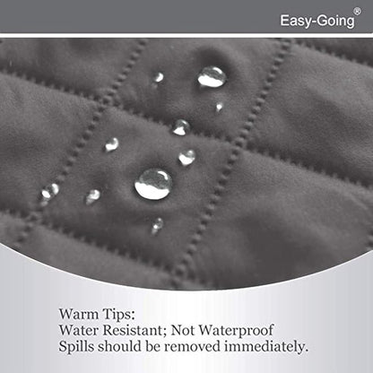 Easy-Going Chair Sofa Slipcover Reversible Sofa Cover Water Resistant Couch Cover Furniture Protector Cover with Elastic Straps for Pets Kids Children Dog Cat (Chair, Gray/Gray)