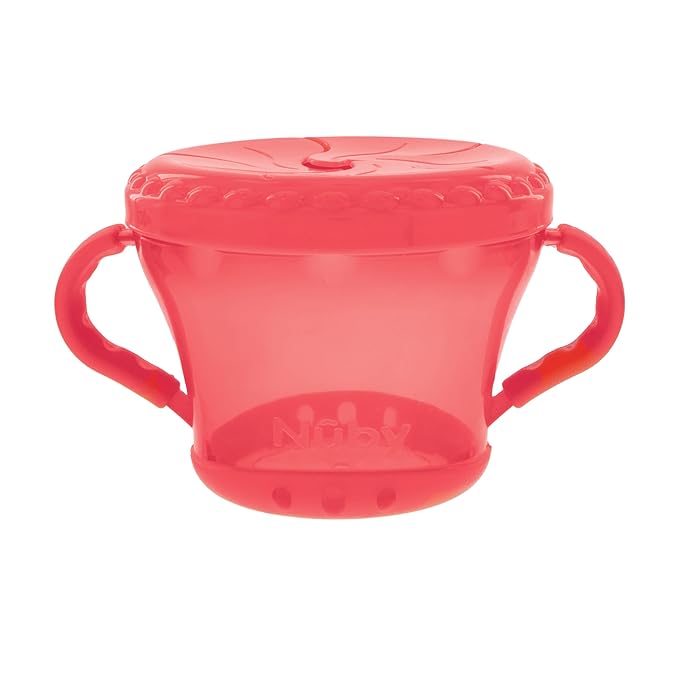 Nuby 2-Pack Snack Keepers, Colors May Vary