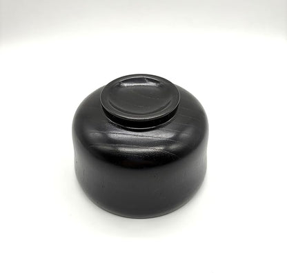 野口熊太郎茶園 Wooden Matcha Bowl, Dishwasher Safe, Lacquered Natural Wood, Nanoparticle Coating, About 5.7 fl oz, Smaller, Made in Japan
