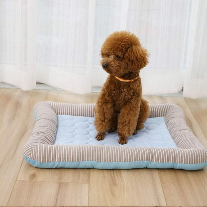 RPGT Summer Pet Self Cooling Mat No Electricity Required Kennel Bed Pad 18"x 22" Sleeping Mat Keeps Dogs and Cats Cool Ideal for Home and Travel