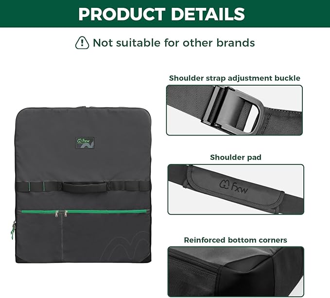 FXW Specialized Dog Playpen Storage Bag (Not Suitable for Other Brands), Designed for RV Trips, Fits 32" H 8 Panels and 9 Stakes, 1 Pack│Patented