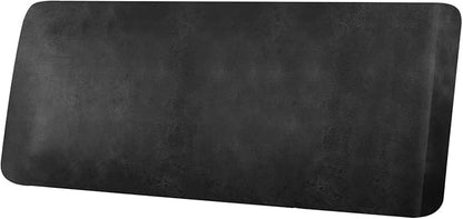 ANARACHON Leather Look Couch Cushion Covers Sofa Seat Slipcovers Sets Couches Furniture Protector for Sectional Armchair Loveseat Pets Kids Stretch Spandex Fabric (1 Cushion Sofa, Dark Grey)