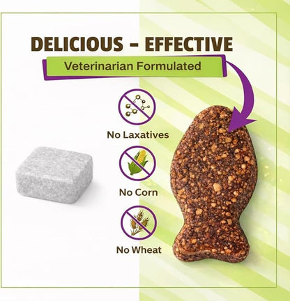 Pet Naturals Daily Probiotic Soft Chews for Cats, Digestive and Immune Support Supplement, 100 Million CFU Per Chew, Duck, 30 Count