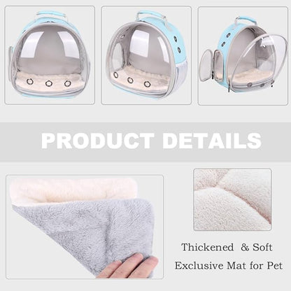 2-Pack Guinea Pig Carrier Backpack and Playpen with Lid, Breathable Pet Playpen Pop Open Exercise Fence, Portable Small Animal Cage for Rabbits, Chinchillas, Squirrel, Lizard, Sugar Glider