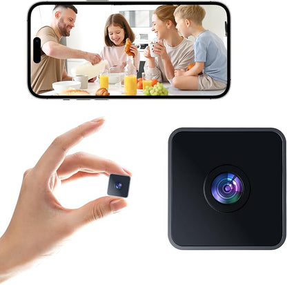 2K Hidden Cameras - Indoor Camer - Spy Cameras -Nanny Camera - WiFi Wireless Cam - HD Surveillance Cam - Home Camer for Pet/Baby - with Night Vision - -Motion Detection Surveillance Cameras