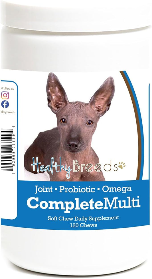 Healthy Breeds Xoloitzcuintli All in One Multivitamin Soft Chew 120 Count