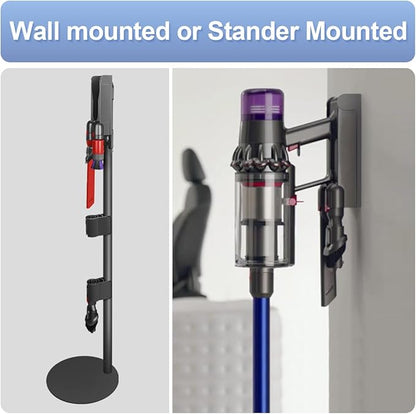 FUNTECK Wall Mount Compatible with Dyson V11, V11 Outsize and V15 Vacuum Cleaners, Charging Station Replacing Part No. 970011-01 & 970011-02