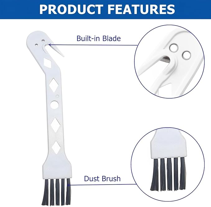 4 Packs Cleaning Brush for Robot Vacuum,Handheld Vacuum Cleaning Brush,Universal Tool Brush for Cleaning Hair/Pet Hair/Dust