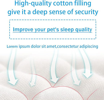 Cat Beds for Indoor Cats - Cat Bed Washable 24 inches, Dog Beds for Small Medium Dogs, Anti Anxiety Round Fluffy Plush Faux Fur Cat Bed, Thick Bottom (Light Green, Large 24" L x 24" W)