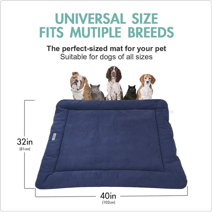 CHEERHUNTING Camping Dog Bed Pet Bed 40”X32”, Outdoor, Waterproof, Washable, Water-Resist, Large, Durable, Portable Travel Pet Mat