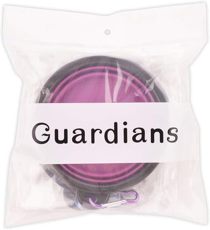 Collapsible Dog Bowls - 4 Pack, Portable Travel Water and Food Bowl with Carabiner Clip for Dogs and Cats - Ideal for Walking, Traveling, and Hiking