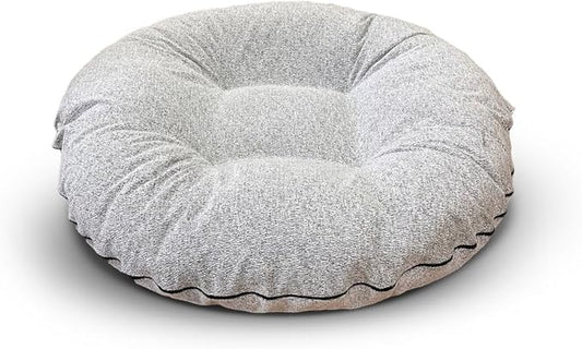 Bessie and Barnie - Luxury Extra Plush Faux Fur Bagel Pet/Dog Bed (Seagull, X-S)