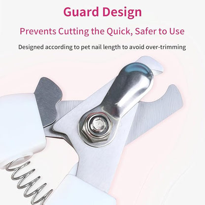 Pet Nail Clipper Blue and White