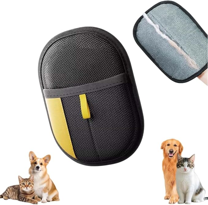 Pet Removal Gloves for Dogs & Cats, Upgrade Reusable Pet Hair Remover Gloves (1pcs)