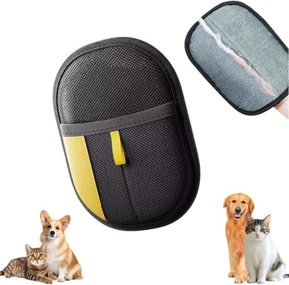 Pet Removal Gloves for Dogs & Cats, Upgrade Reusable Pet Hair Remover Gloves (1pcs)