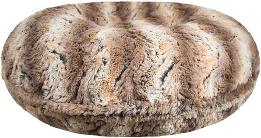 Bessie and Barnie - Luxury Extra Plush Faux Fur Bagel Pet/Dog Bed (Simba, X-S)