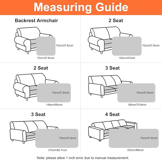 Smiry Couch Cover for Dogs Washable, Non Slip Fuzzy Pet Couch Covers for 3 Cushion Sofa Pet Friendly, Thick Soft Sofa Slipcovers Cushion Protector (Grey, 27.6" x 59")