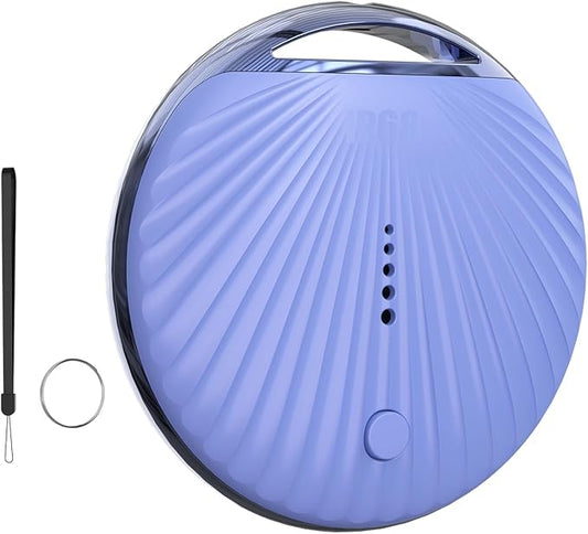 Air Tracker Tag, [MFi Certified] Smart Tag, Pet Bluetooth Tracker for Apple Find My, IP68 Waterproof,Replaceable Battery, Key Finder and Item Locator for Keys, Bags, Pets, Wallet-Blue