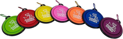 Collapsible Dog Bowl, 10 Pack, Portable, Safe, Reusable, Suitable for Indoor and Outdoor Activities
