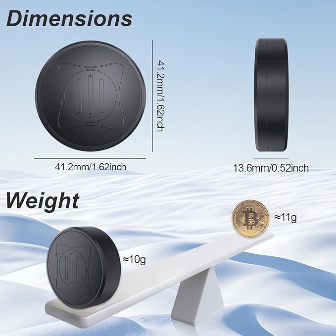 Mini GPS Tracker for Vehicles: Tracker Device for Vehicles Hidden No Subscription No Monthly Fee Car Tracker Device Magnetic Real-Time Tracking (GF10-09)