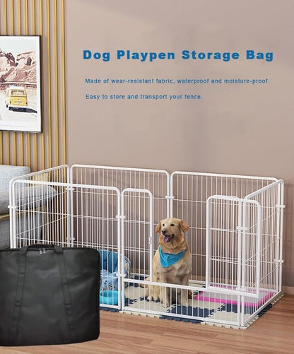 42" Dog Playpen Storage Bag, Suitable for Foldable Exercise Pet Playpens, Dog Fence Travel Bag With Handles For Camping and RV Trip, Waterproof Oxford Fabric