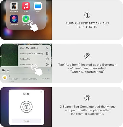 Tracker Device for Vehicles,GPS Car Tracker,No Monthly Fee Car Tracker Work with Apple Find My(iOS Only),Mini Hidden Car Tracker with Magnetic Case (White,2PCS)