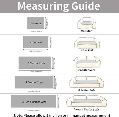 Couch Covers for Dogs Washable, Non Slip Couch Covers for Loveseat Sofa Pet Friendly, Soft Fuzzy Sofa Covers for Pet, Dog Couch Cover Furniture Protector(1PC,Light Grey,27.6"x59.1")