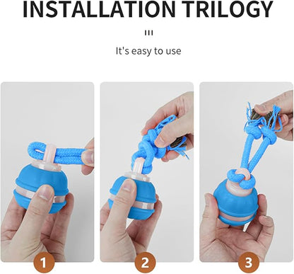 Interactive Dog Toys Dog Ball,Automatic Rolling and Bouncing Moving Dog Toy,Squeaky Rolling Balls with Flashing Light,USB Rechargeable Chew Toys for Puppy Small Dogs, Pet Ball to Keep Them Busy