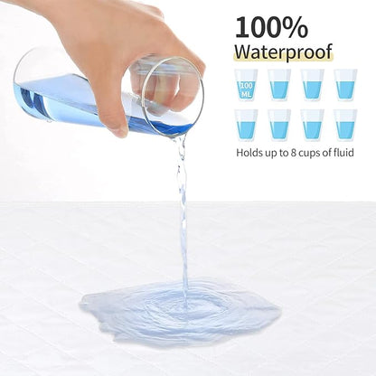 CoolShields Waterproof Bed Pads Incontinence Washable Reusable Bedwetting Mattress Protector Pad for Kids, Adults, Elderly, and Pets 34'' x 36'' (1 Pack)