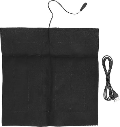 USB Pet Heating Pad, 5V 2A 34 to 45 Portable Washable Foldable Nylon Electric Cloth Heater Blanket, with Soft Cozy Material, for Office Chair Pet Bed Indoor Outdoor Winter