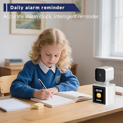 Two Way Video Home Security Camera Indoor,1080P Dog Pet Camera,Video Baby Camera,Monitor for Baby/Elderly/Nanny/Pet/Dog with Phone App,360 Pan-Tilt,Night Vision