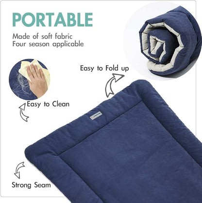 CHEERHUNTING Camping Dog Bed Pet Bed 40”X32”, Outdoor, Waterproof, Washable, Water-Resist, Large, Durable, Portable Travel Pet Mat