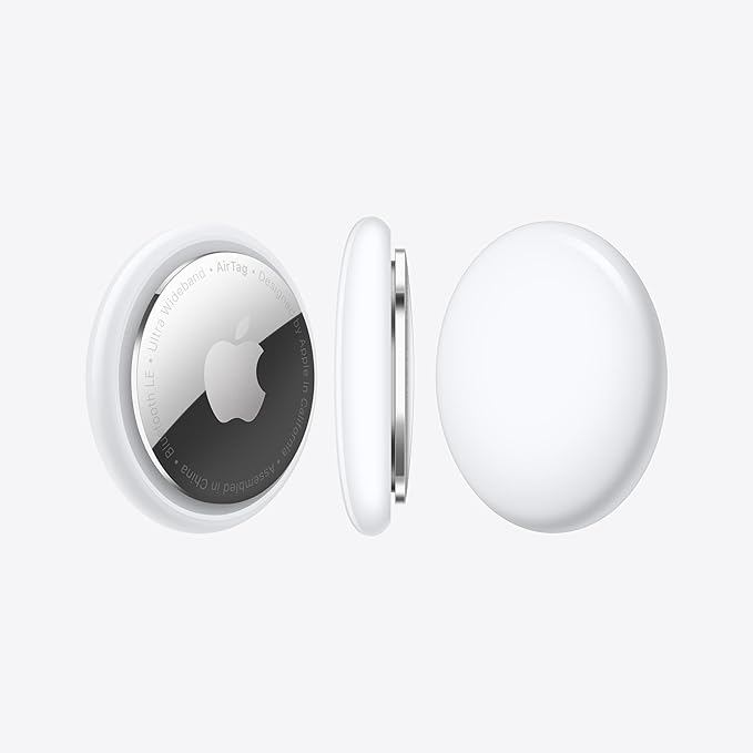 Apple AirTag (1st Generation) - 4 Pack. Keep Track of and find Your Keys, Wallet, Luggage, Backpack, and More. Simple one-tap Set up with iPhone or iPad, Bluetooth