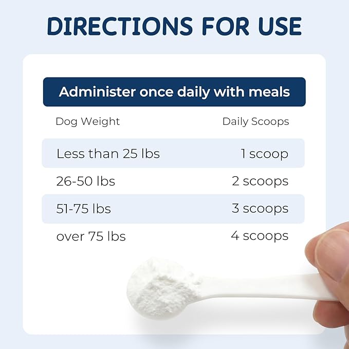 Vitamin E for Dogs Powder - Dog Vitamins & Antioxidant Support - Skin & Coat Support, Immune & Liver Function - Daily Dog Supplements & Vitamins with Fish Oil & Zinc - 60 g