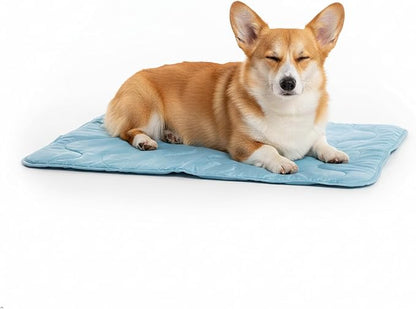 Dog Cooling Mat for Dogs & Cats - 0.87" Thick Self-Cooling Pet Mat (Medium 36×23") - Machine Washable, No Electricity Required